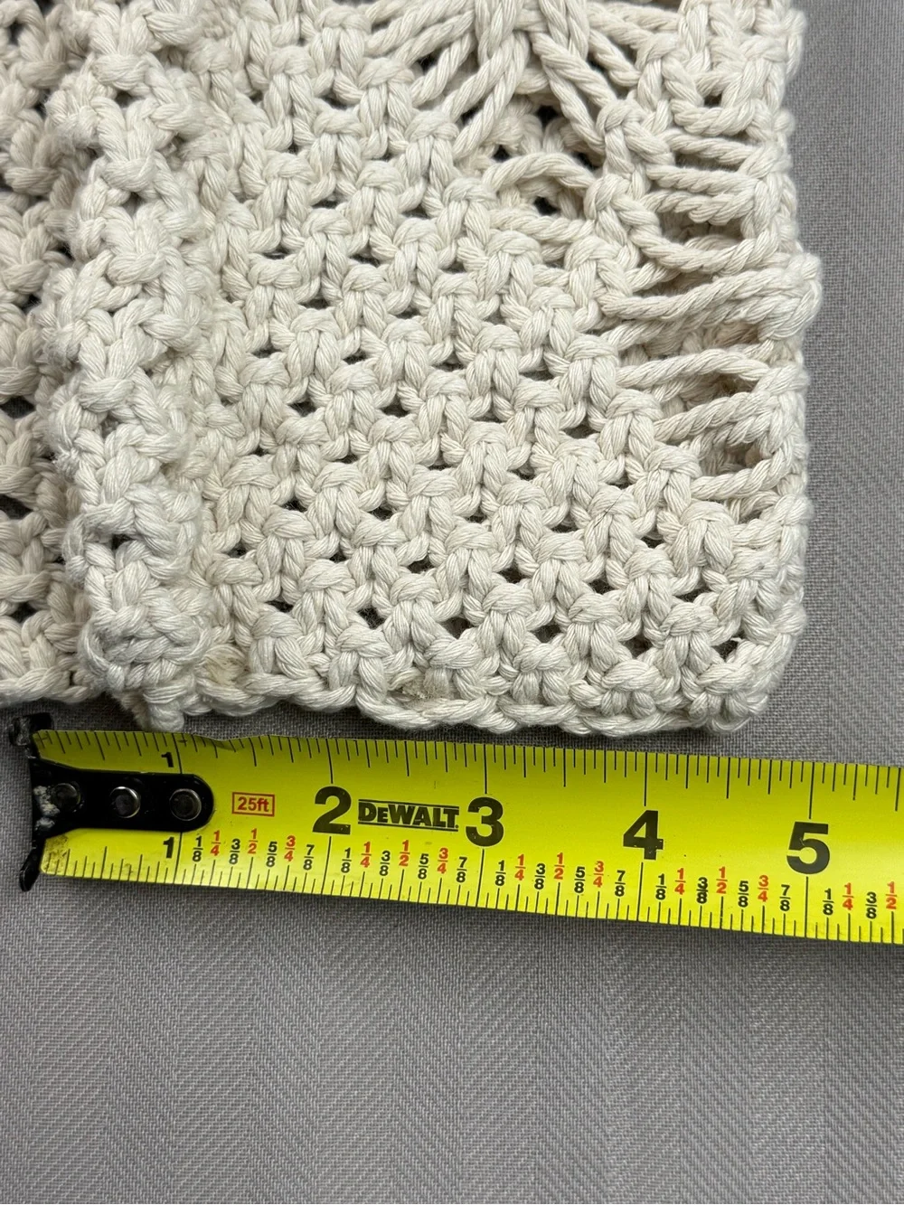 Handmade Ivory Crochet Bible Book Cover Boho